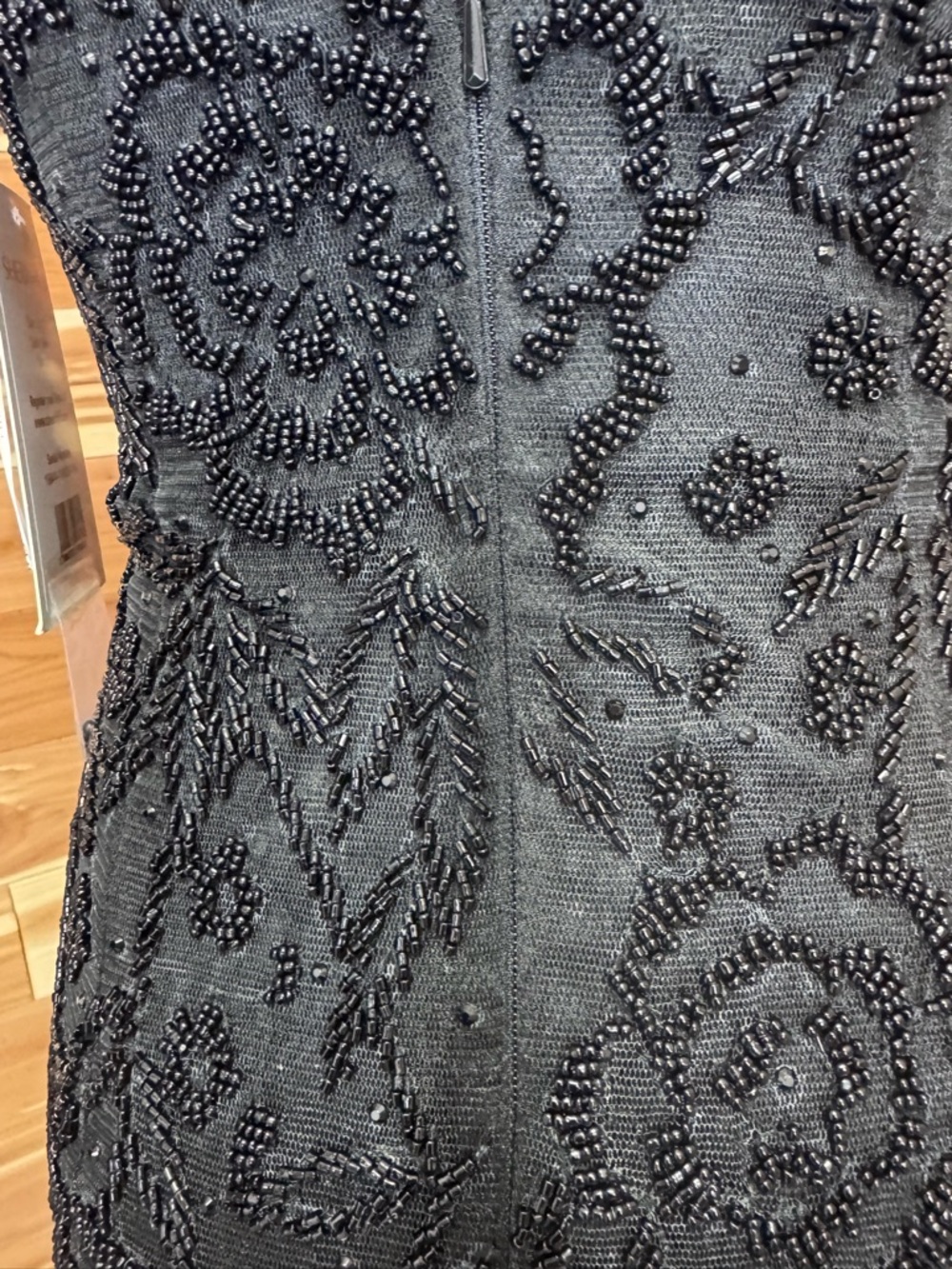 Sherri Hill Black Mermaid Gown NWT Black Tie Pageant Red Carpet Size 2 - Picture 9 of 13